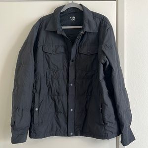 Quilted Down Shirt Jacket